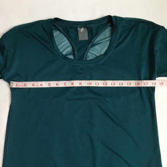 Calia Mesh Back Longsleeve Active Top Green Small - Picture 12 of 14